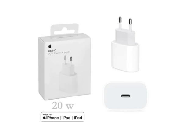 Apple MHJE3TU/A Type-C 20 Watt Hızlı Şarj Adaptörü Beyaz