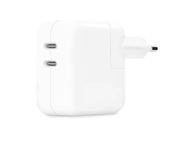 APPLE 35 W Çift USB-C Bağlantı Noktalı Güç Adaptörü Beyaz MNWP3TU/A