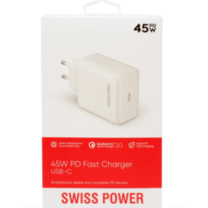 Swiss Power 45W Type-C Super Ultra Hızlı Şarj Adaptörü